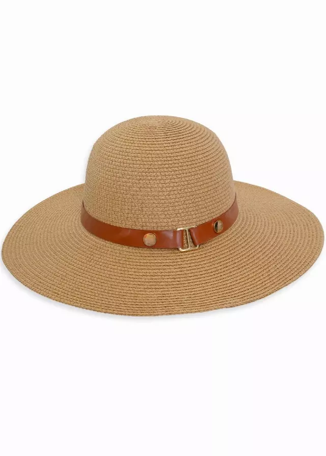 Magid Straw Floppy Hat — Toast · SKU HA-1527S-TOAST