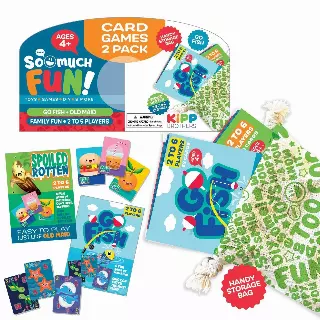 Family Card Games 2 Pack Set - 12 Pieces Per Pack 23024