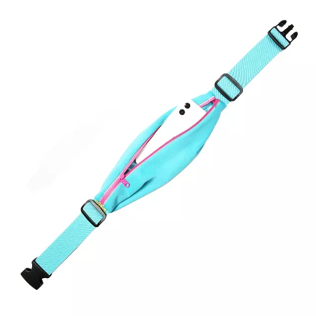 RUNNING BELT WAIST PACK AND PHONE HOLDER — Blue