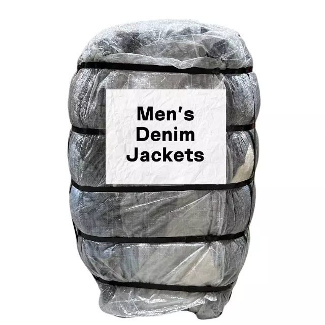 Mens Denim Jackets Bale — 50LB