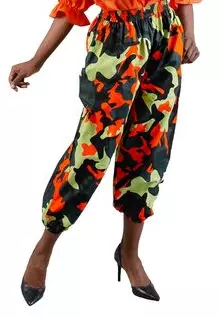 6009 - Camo & Dashiki Pants - ON SALE - $10.00 Each- 3 pcs in a pack — Print-340F