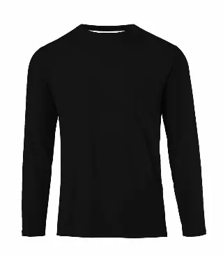 Performance L/S Crew Neck Black - 7622809 — 7622809 / M / 755695121744