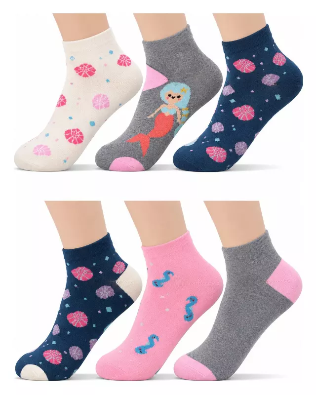 Girls’ Socks #2242G (Dozen) — Sock Size 10-13