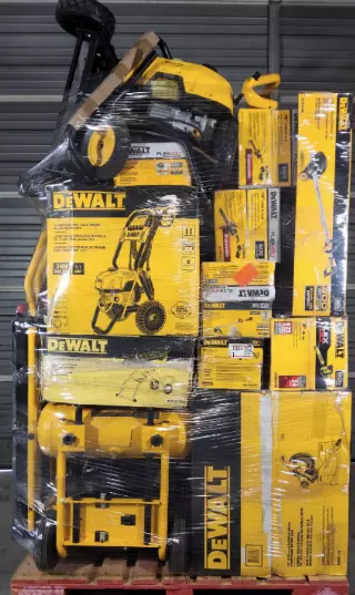 DeWalt Tool Pallets · 20V MAX & FlexVolt · Grade A shelf pulls & tested