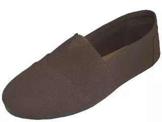 S308M - Men's "Easy USA" Slip-on Casual Canvas Shoes — Brown (S308M-T) / 7-12 Assorted
