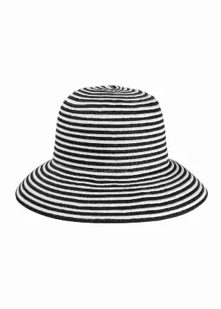 Magid Striped Straw Bucket Hat