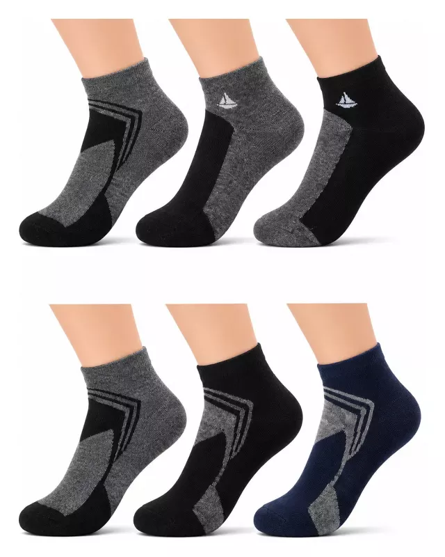 Boys' Socks #3212M (Dozen) — Assorted / Sock Size 9-11