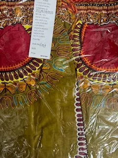 6009 - Camo & Dashiki Pants - ON SALE - $10.00 Each- 3 pcs in a pack — OLIVE