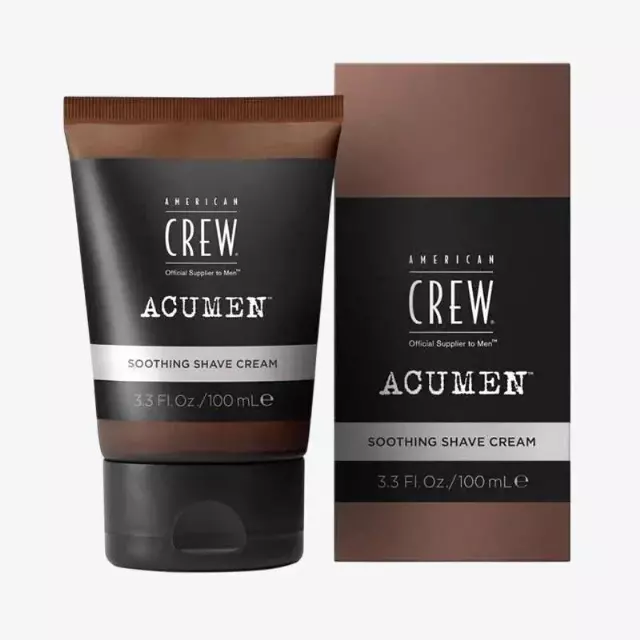 WHOLESALE AMERICAN CREW ACUMEN SOOTHING SHAVE CREAM 3.3 OZ - 48 PIECE LOT