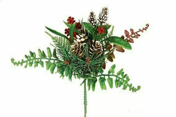 XP5537 – Lg mix pick w/ asst. pine cones and ferns “dz”