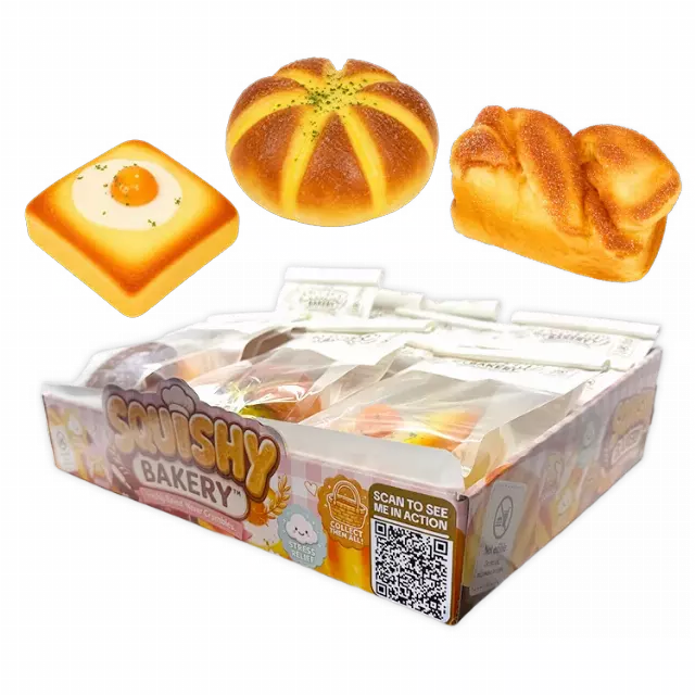 Fun Doh™ Squishy Bakery Slow Rise Bread - 12 Pieces Per Retail Ready Display 26849