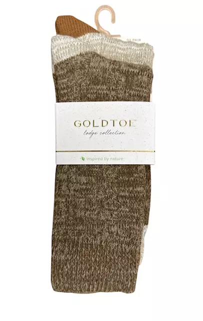 #6-GT-1731485 Women’s ‘Gold Toe’ Soft Cable Crew Socks – $1.75 Per 2 Pair Pack (30 Packs)
