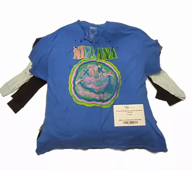 Recycle & Good Concert & More T-Shirts 72 pcs