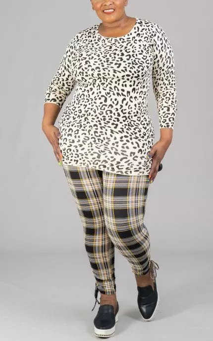 ON SALE!!! CHH-21090 Long Sleeve Cheetah Print Tunic Dress - One Size (6-PCS PRE-PACK) ($5.00 Each)