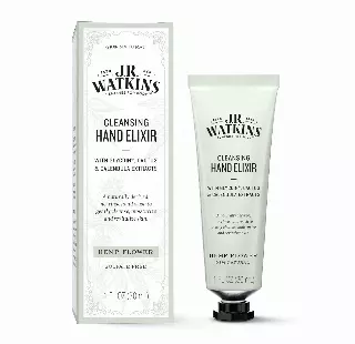 WHOLESALE J.R. WATKINS CLEANSING HAND ELIXIR 1 OZ - HEMP FLOWER - 48 PIECE LOT