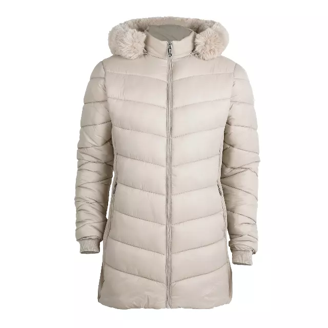 Women’s Three Quarter Length Soft Shell Jacket - Style #LJ324 - $17.50/Unit 12 PC — S-XL (WHOLESALE) / Sand New