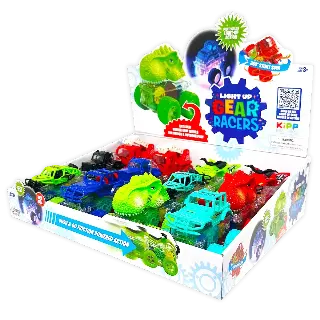Friction Toy Car Light Up Assortment - 12 Pieces Per Retail Ready Display 24887