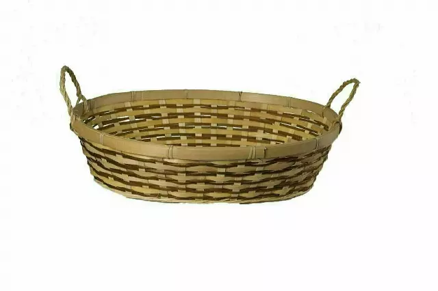 MS1026-14 – 14” Oval wicker tray 3” deep –No Liner-“each” Min 12 – Case 30 pcs