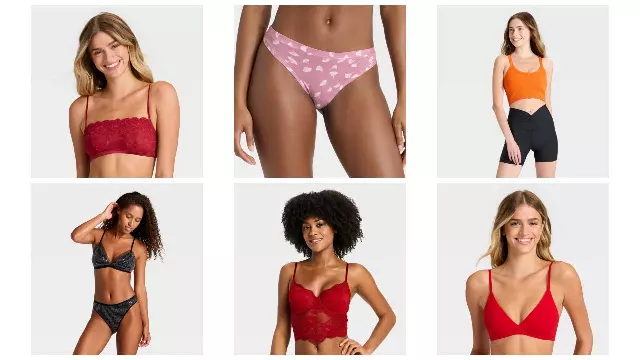 JoyLab, Maidenform, Auden undergarments lot · 150 units · shelf-pull