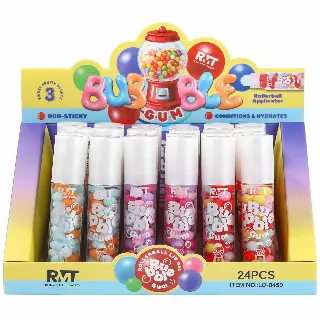 Romantic Beauty Bubble Gum Lip Oil - Wholesale Display 24 Units (LO-8450)