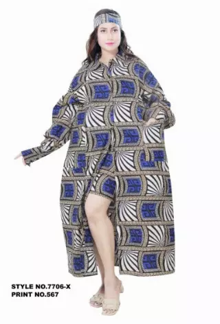 7706 -2 pcs Short Set - $28.00 Set (3 pcs per pack) — Plus Size / Print-567