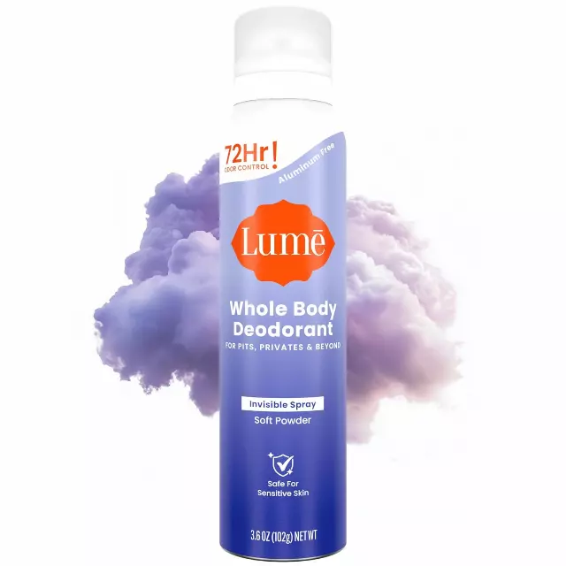 WHOLESALE LUME INVISIBLE SPRAY WHOLE BODY DEODORANT 3.6 OZ - SOFT POWDER - 48 PIECE LOT