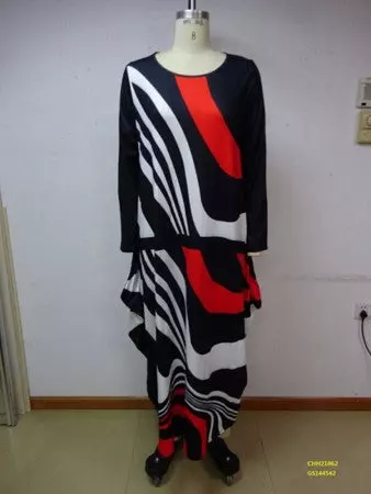CHH-21062 Long Sleeve Maxi Dress - One Size (6-PCS PRE-PACK) ($22.00 Each)