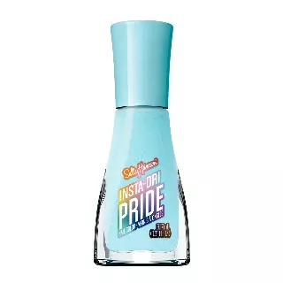 Sally Hansen Insta-Dri Pride Nail Polish | Quick Dry, Long Lasting, Streak-Free Shine | Opaque, Shiny | 766 Unapologetically Blue | Baby Blue Nail Color.