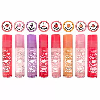 Amuse Kissing Fruit Gloss - Wholesale Display 72 Units (LIP020-M)