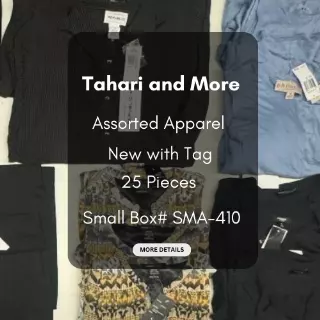 Tahari and more | Assorted Apparel | 25 Pieces | New with Tag |Small box #SMA-410