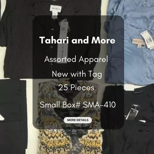 Tahari and more | Assorted Apparel | 25 Pieces | New with Tag |Small box #SMA-410