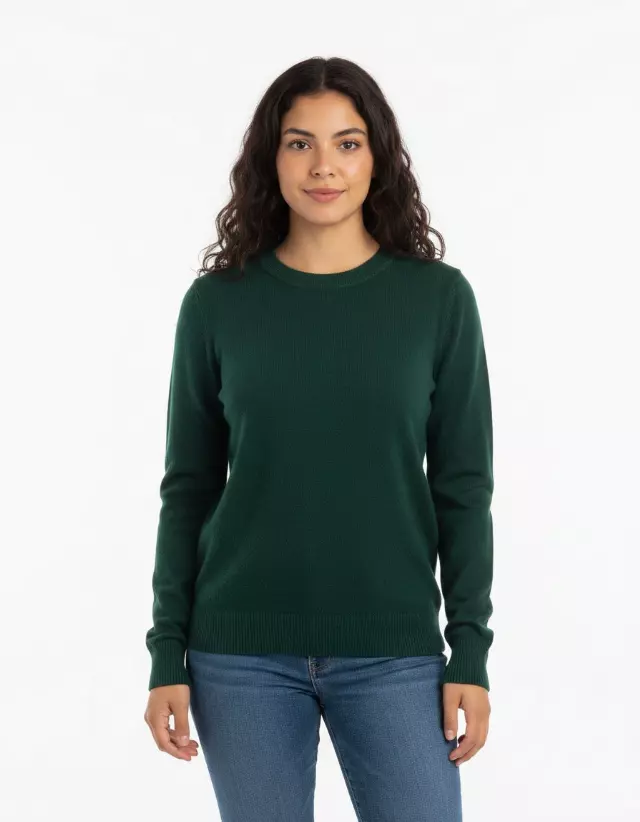Crewneck Sweater — Forest Green / S/M-L/XL