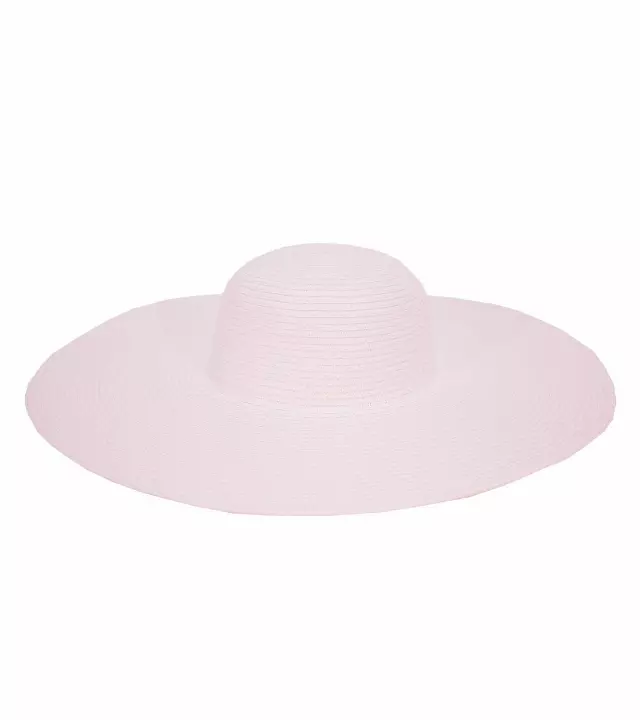 Magid Straw Floppy Hat — BLUSH · SKU HA-607S-BLUSH