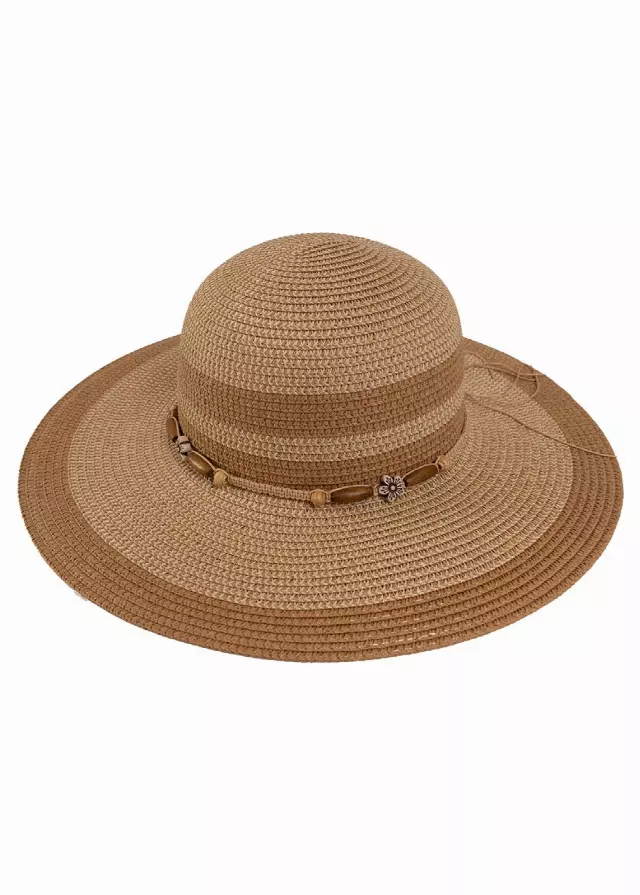 Magid Straw Floppy Hat — Toast · SKU HA-7119S-TOAST