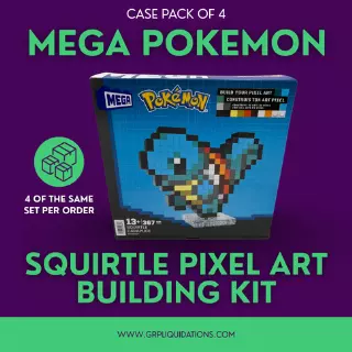 MEGA Pokémon Squirtle Pixel Art Building Kit · 4 · liquidation