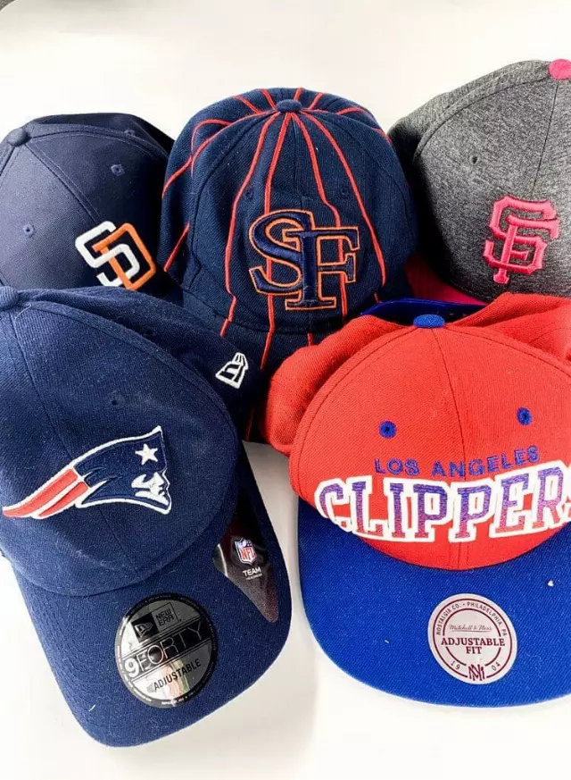 Vintage & Modern Pro-Sports Brand Hat Mix Of 10 - Ready to Ship