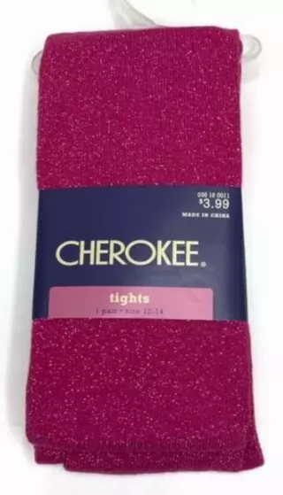 #4-67301 Cherokee Girls’ Sparkle Tights – $.60 per pair (12 Pairs)