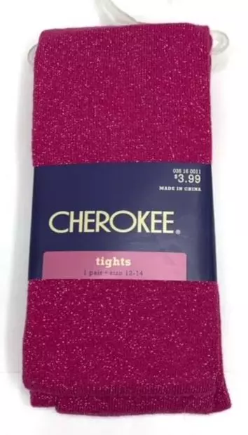 #4-67301 Cherokee Girls’ Sparkle Tights – $.60 per pair (12 Pairs)
