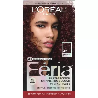 WHOLESALE LOREAL FERIA MULTI-FACETED SHIMMERING COLOUR PERMANENT HAIR COLOR - BURGUNDY BLUSH 42 - 48 PIECE LOT