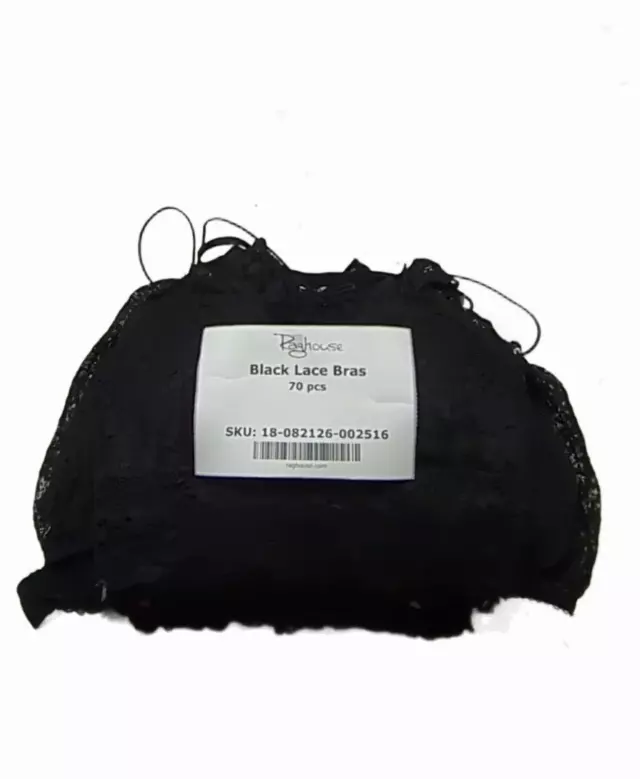 Black Lace Bras 70 pcs