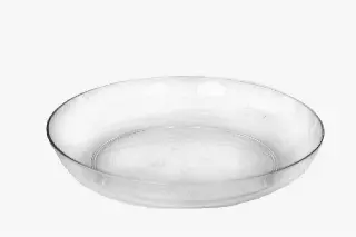 PL8006CLR – 6” clear round design dish (pk24)-“box” Min 1 Box