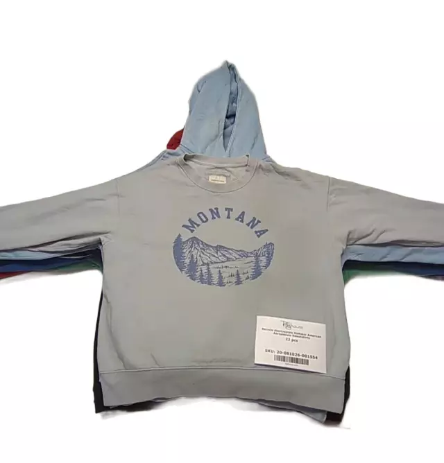 Recycle Abercrombie Hollister American Aeropostale Sweatshirts 22 pcs