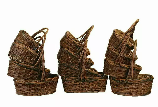 MS1129RST S/4 Oval, Round, Rectangular Rustic Assortment 8” to 12” W/L-“sets” Min 3 sets -Case 9 sets