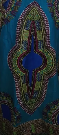 214 - Off-shoulder Dashiki Dress - ON SALE - $10.00 Each (3 pcs per pack) — Free Size / SEA GREEN