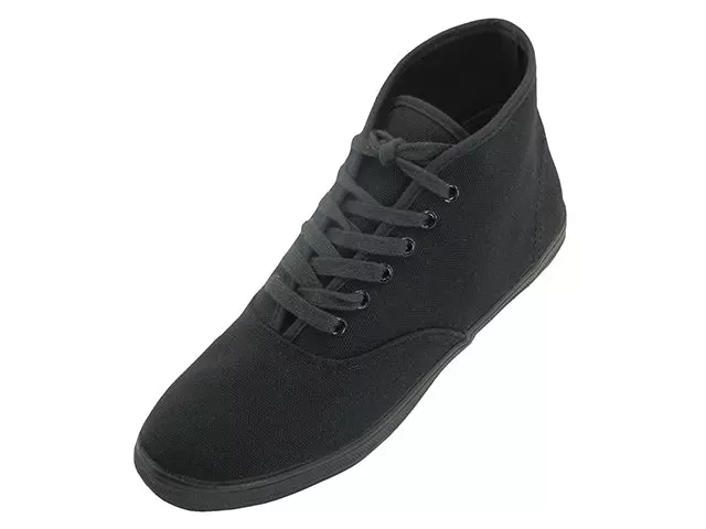 8863L-BB - Wholesale Women's " Easy USA " High Top Comfortable Casual Lace Up Shoes
