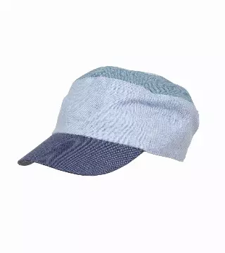 Magid Cotton Lightweight Color Block Cadet Cap — BLUE