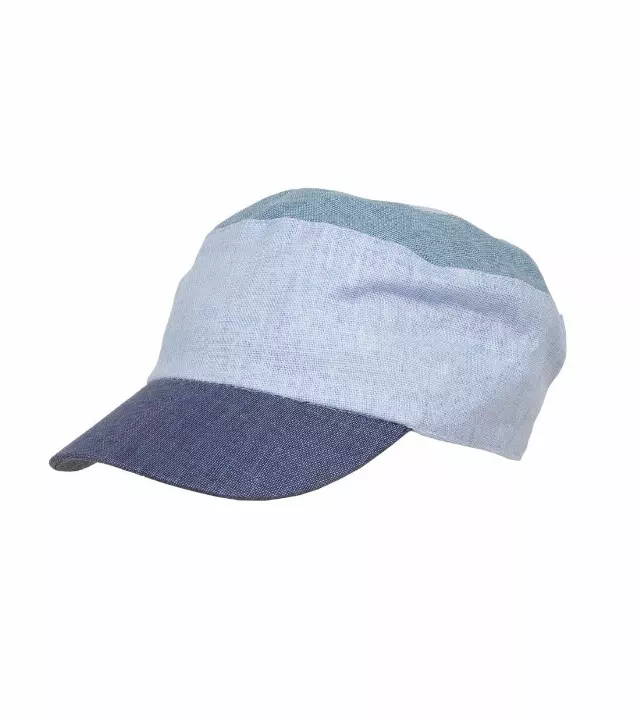 Magid Cotton Lightweight Color Block Cadet Cap — BLUE