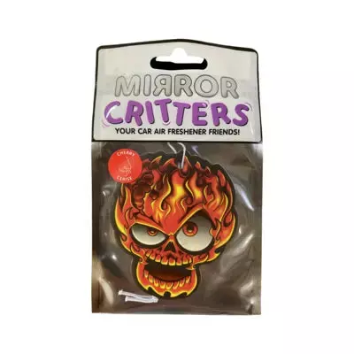 Air Freshener Mirror Critters Fire Cherry Scent - 24 Pieces Per Pack 41446