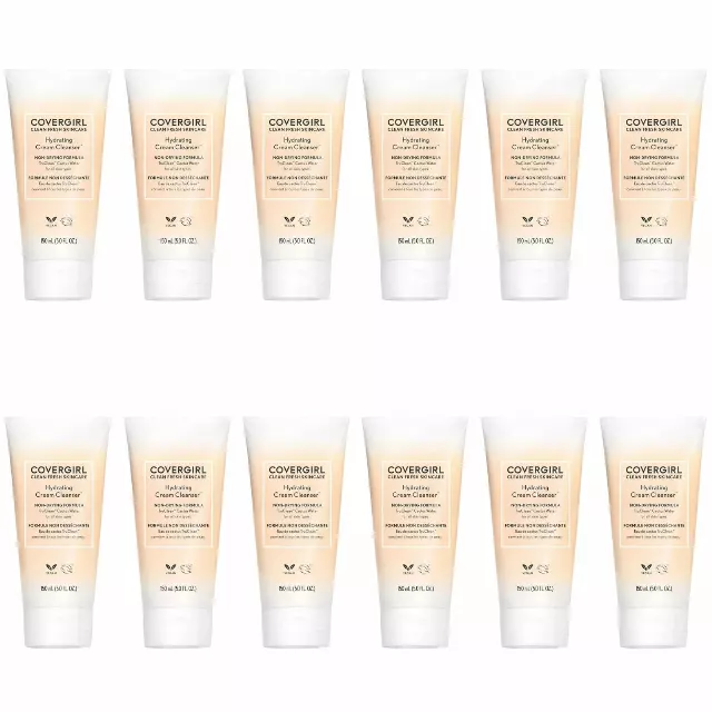 Covergirl Clean Fresh Skincare Hydrating Cream Cleanser - Wholesale 12 Units (CFSHY)