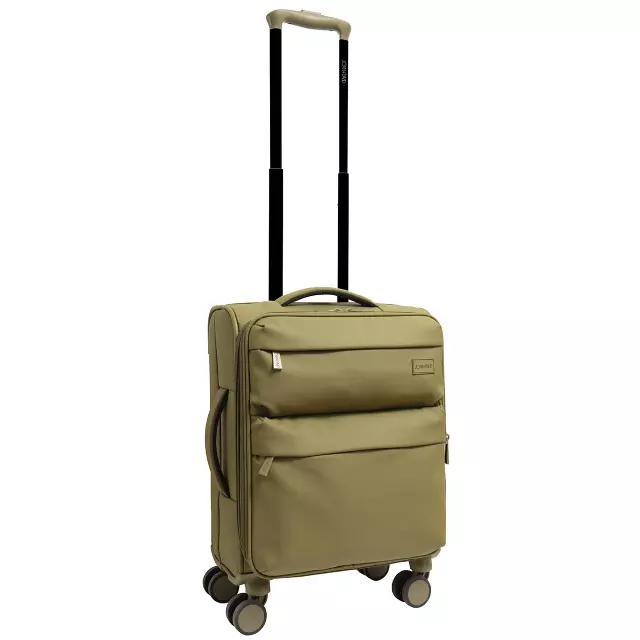 Joan & David The Meridian 21 Inch Tarpulin 8 Wheel Spinner Luggage — 550-AVOCADO